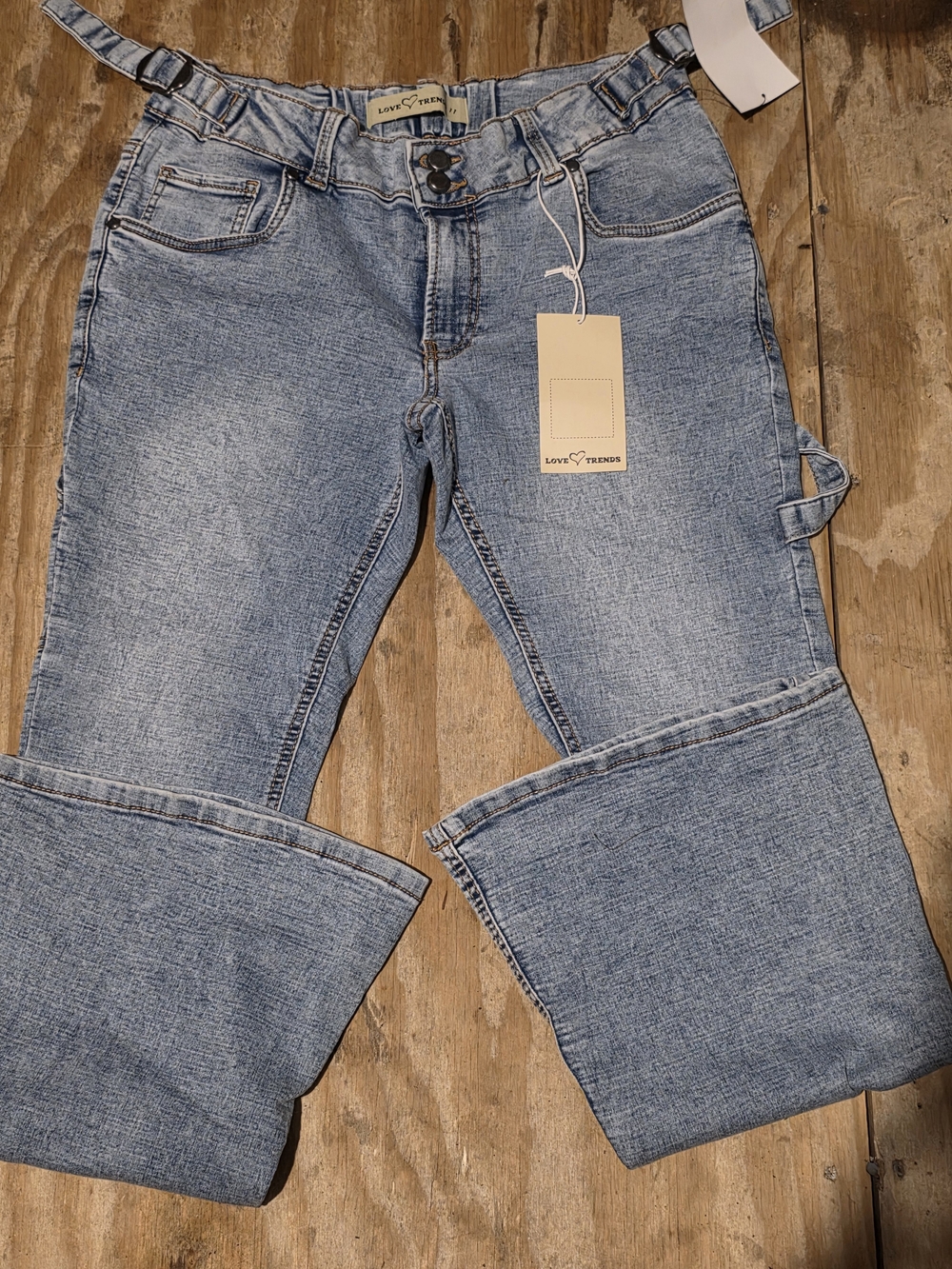 Light Blue Wide Leg Jeans